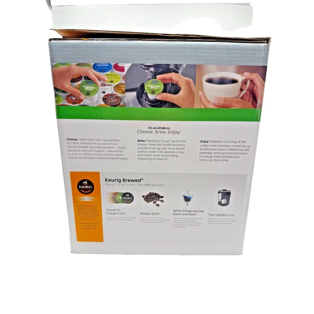 New In Box Keurig K Cup K45 Elite Single Cup Brewing System Black Discontinued